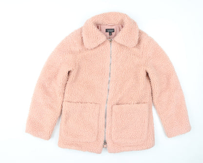 Womens UK Size 6 Topshop Pink Basic Jacket