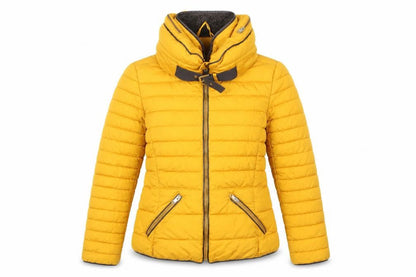Womens UK Size S Zara Yellow Puffer Jacket