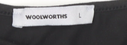 Woolworths Women's Black Shift Dress L