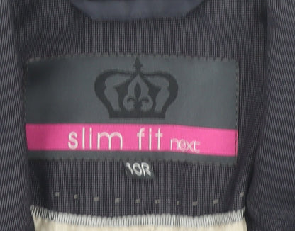 Next Women's Black Blazer Size 10 Slim Fit Jacket