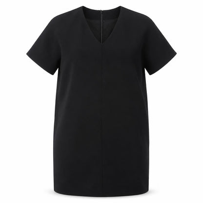 Next Women's Black Short Sleeve Shift Dress Size 16
