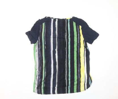 Womens UK Size 10 NEXT Multicoloured Jersey T-Shirt