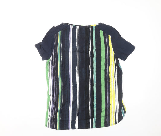 Womens UK Size 10 NEXT Multicoloured Jersey T-Shirt