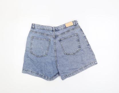 MNG Women's Blue Denim Shorts, Size 14