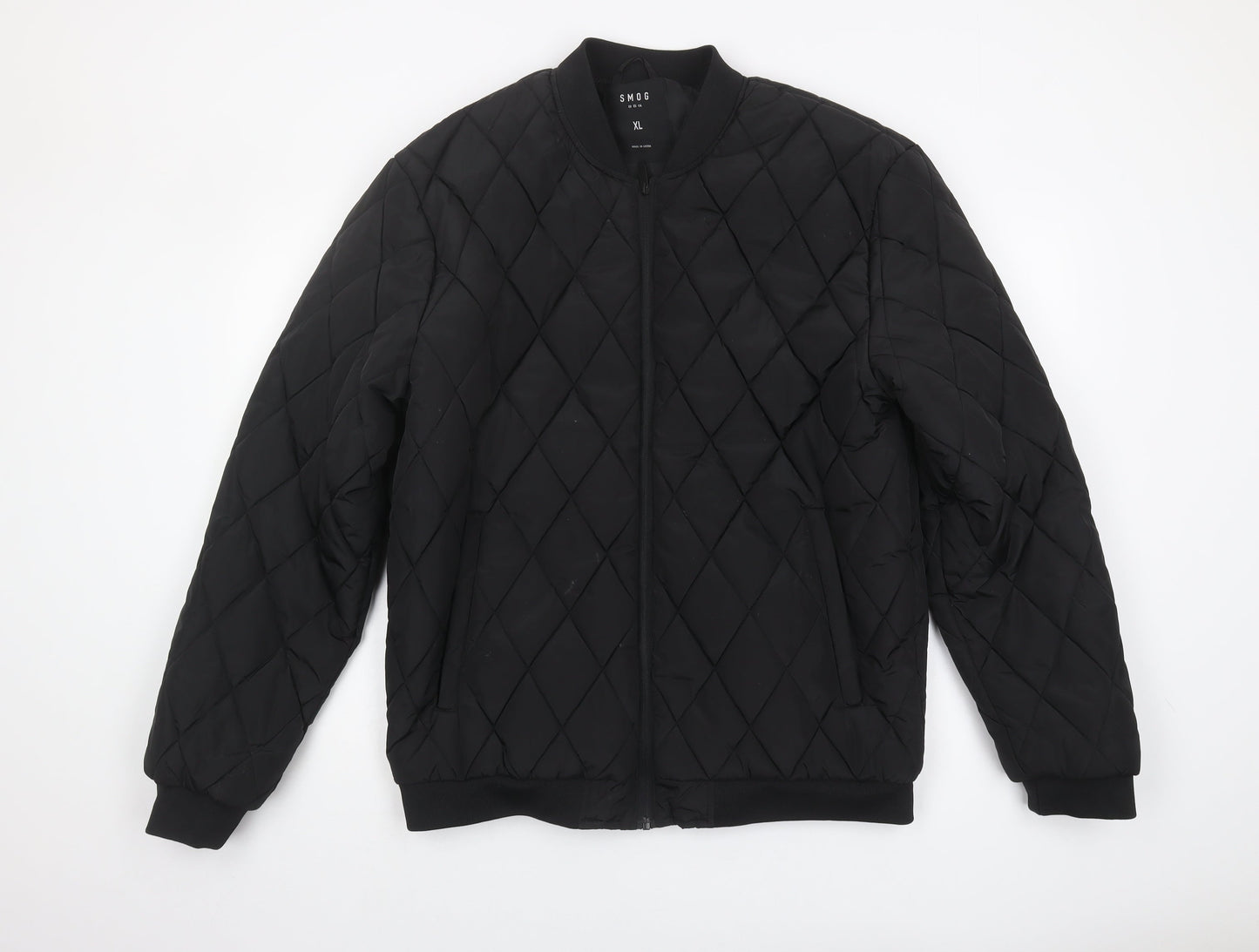 Mens UK Size XL Smog Black Basic Jacket