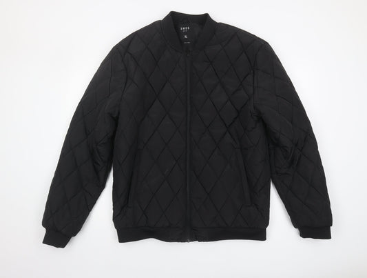 Mens UK Size XL Smog Black Basic Jacket