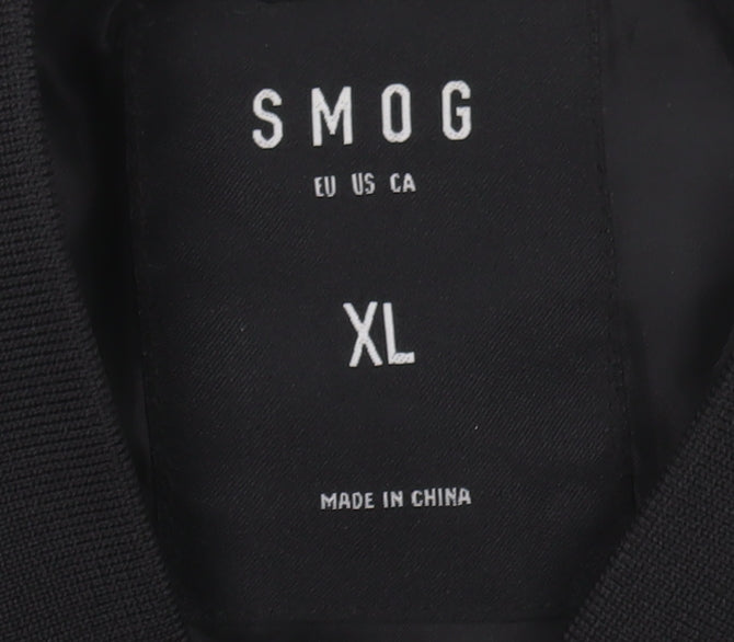 Mens UK Size XL Smog Black Basic Jacket