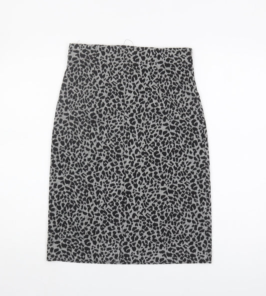 Marks and Spencer Women's Grey Pencil Skirt Size 8