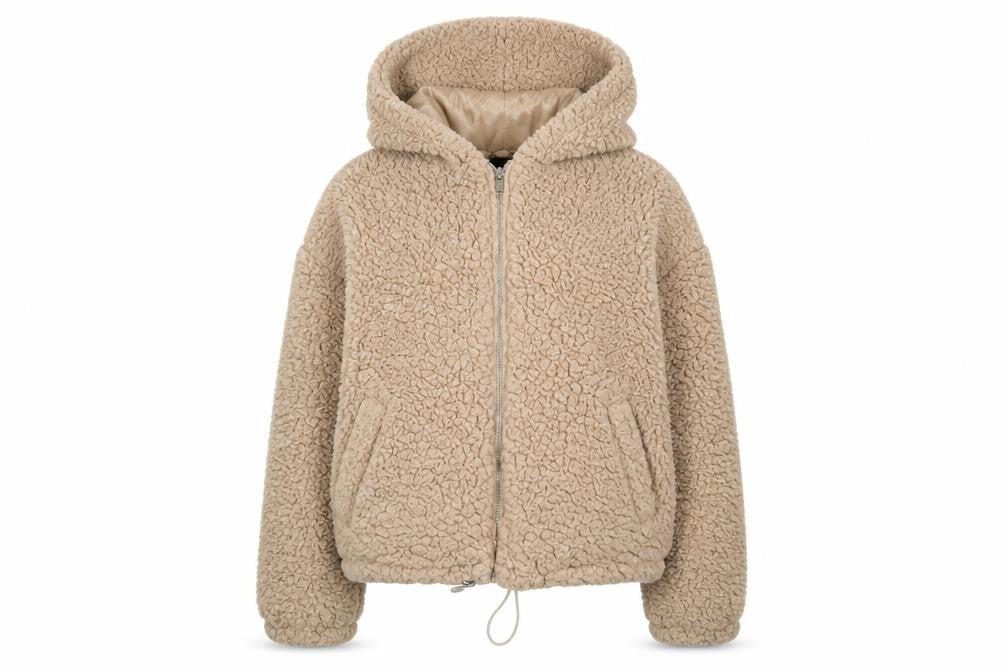 Womens UK Size M New Look Beige Basic Jacket