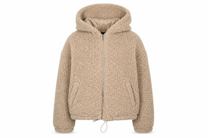 Womens UK Size M New Look Beige Basic Jacket