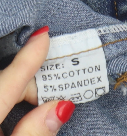 La Esquina De Oro Women's Blue Denim Jacket S
