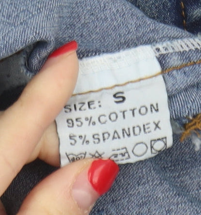 La Esquina De Oro Women's Blue Denim Jacket S