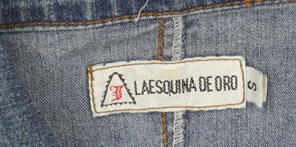 La Esquina De Oro Women's Blue Denim Jacket S