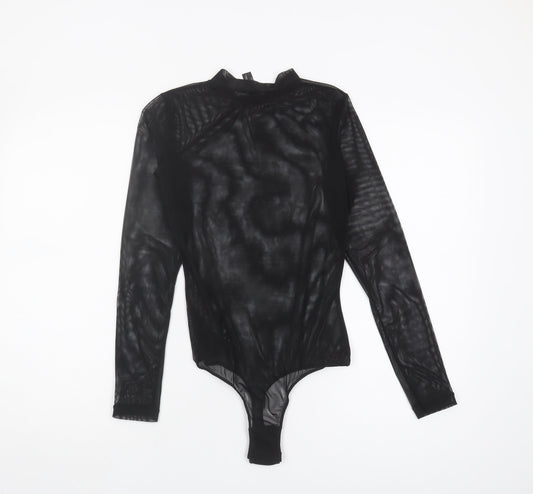 Ann Summers Women's Black Mesh Bodysuit, Size S, Party Wear