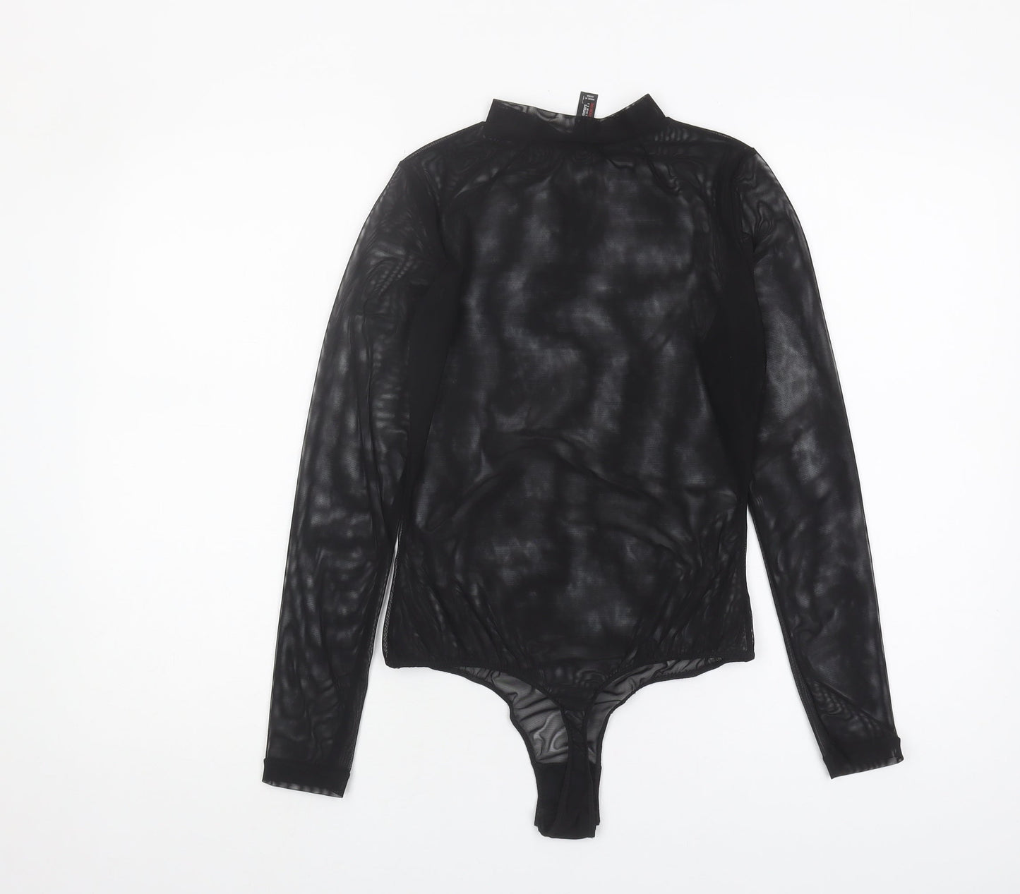 Ann Summers Women's Black Mesh Bodysuit, Size S, Party Wear