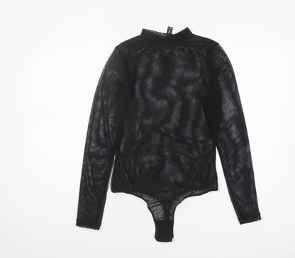 Ann Summers Women's Black Mesh Bodysuit, Size S, Party Wear