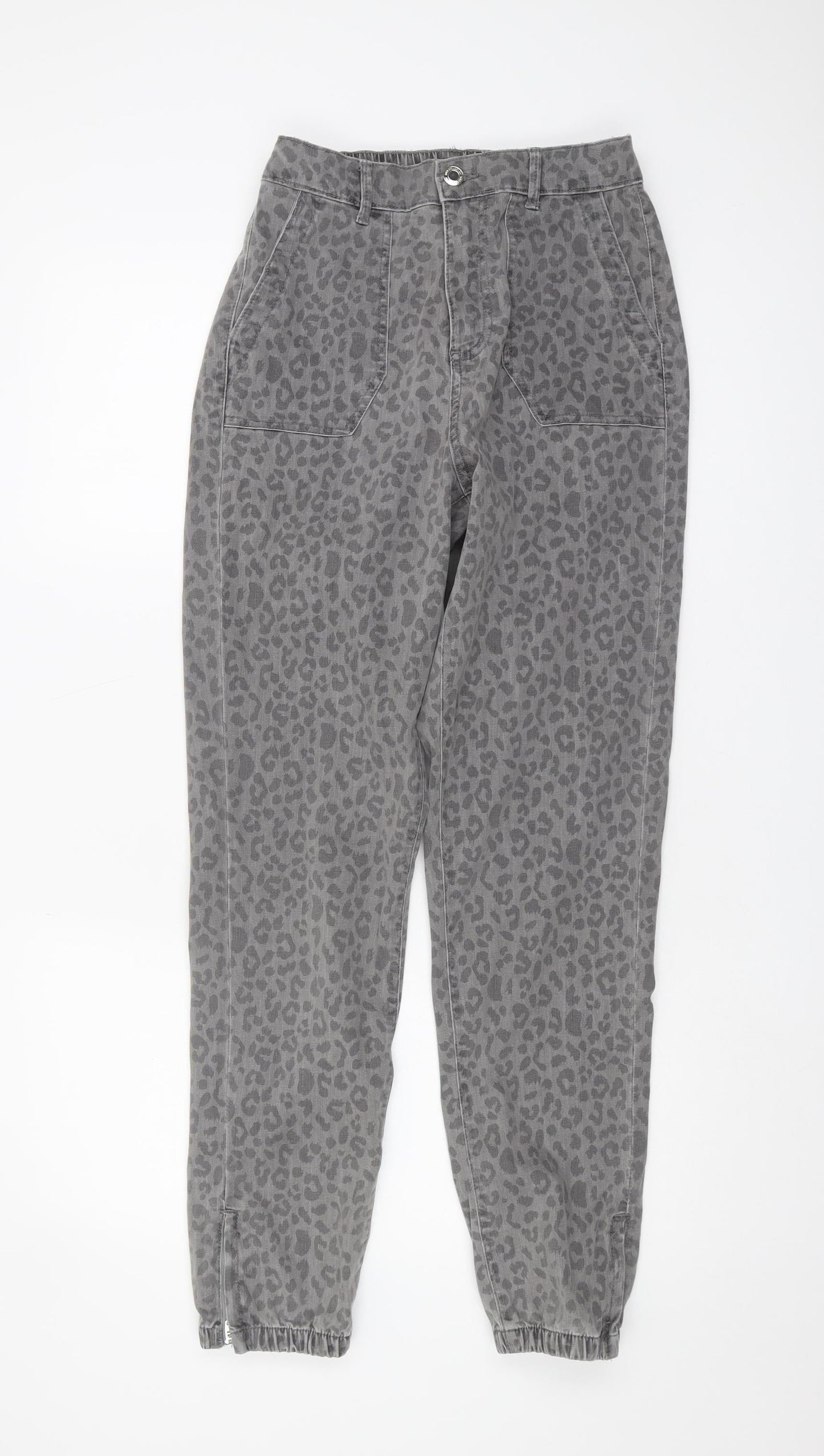 Womens UK Size 8 Marks and Spencer  Casual Grey Trousers
