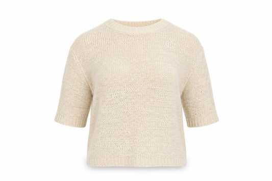 Womens UK Size XS Mango Beige Basic Blouse