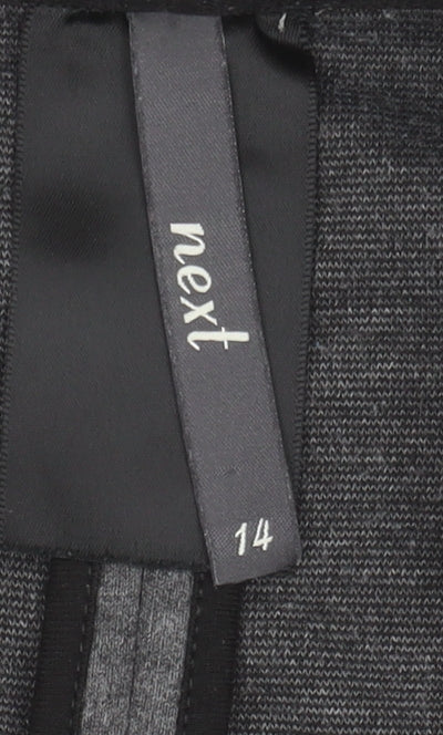 Next Women's Grey Regular Blazer, Size 14, Workwear