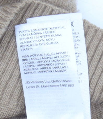 Capsule Men's Beige XL V-Neck Sleeveless Vest