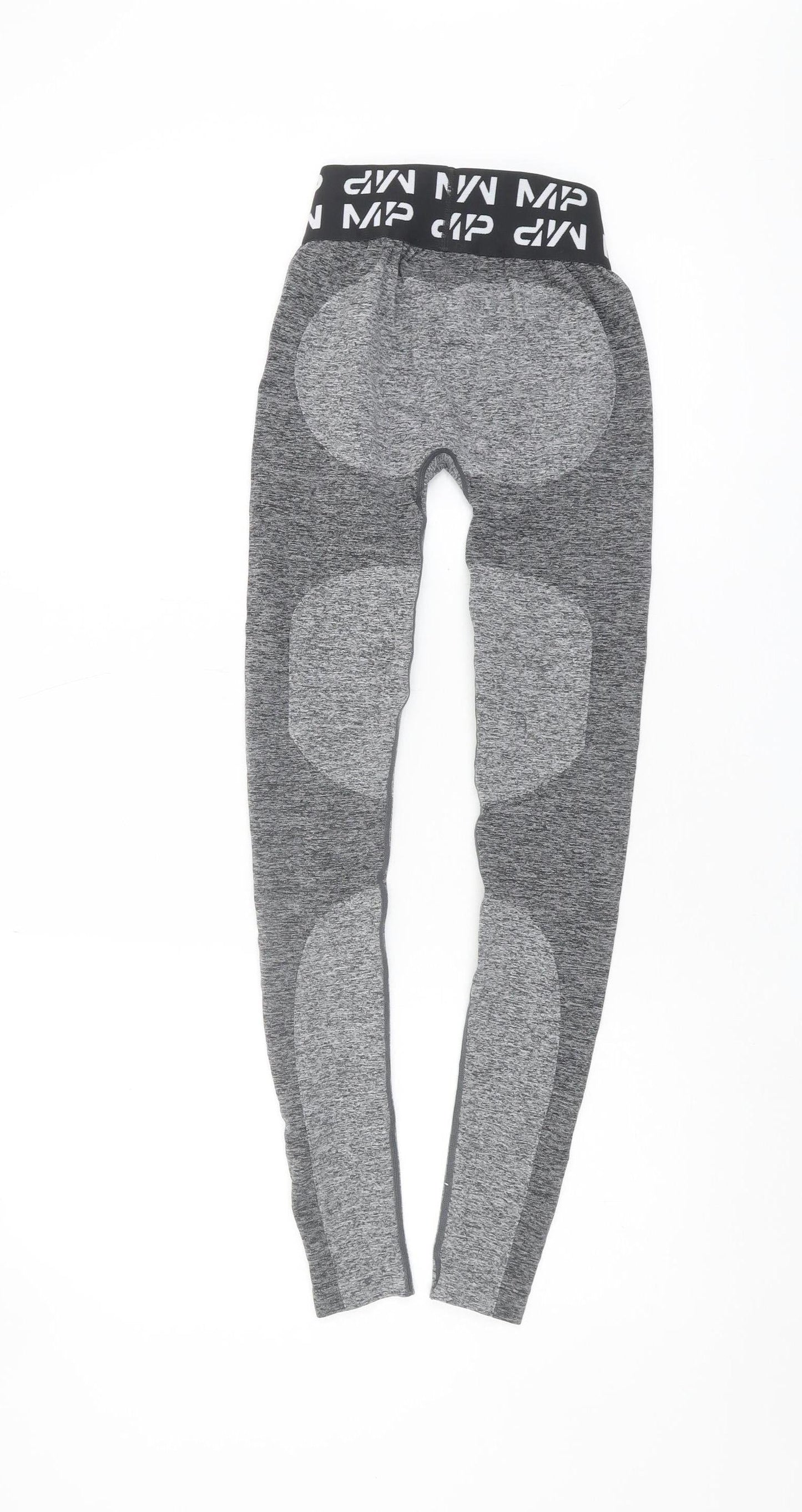 MP Women's Grey Compression Leggings 2XS