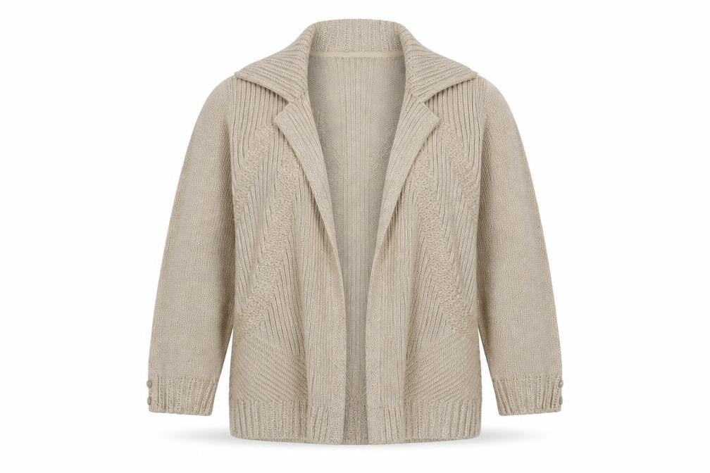 Womens UK Size 16 Marks and Spencer Beige Cardigan Jumper