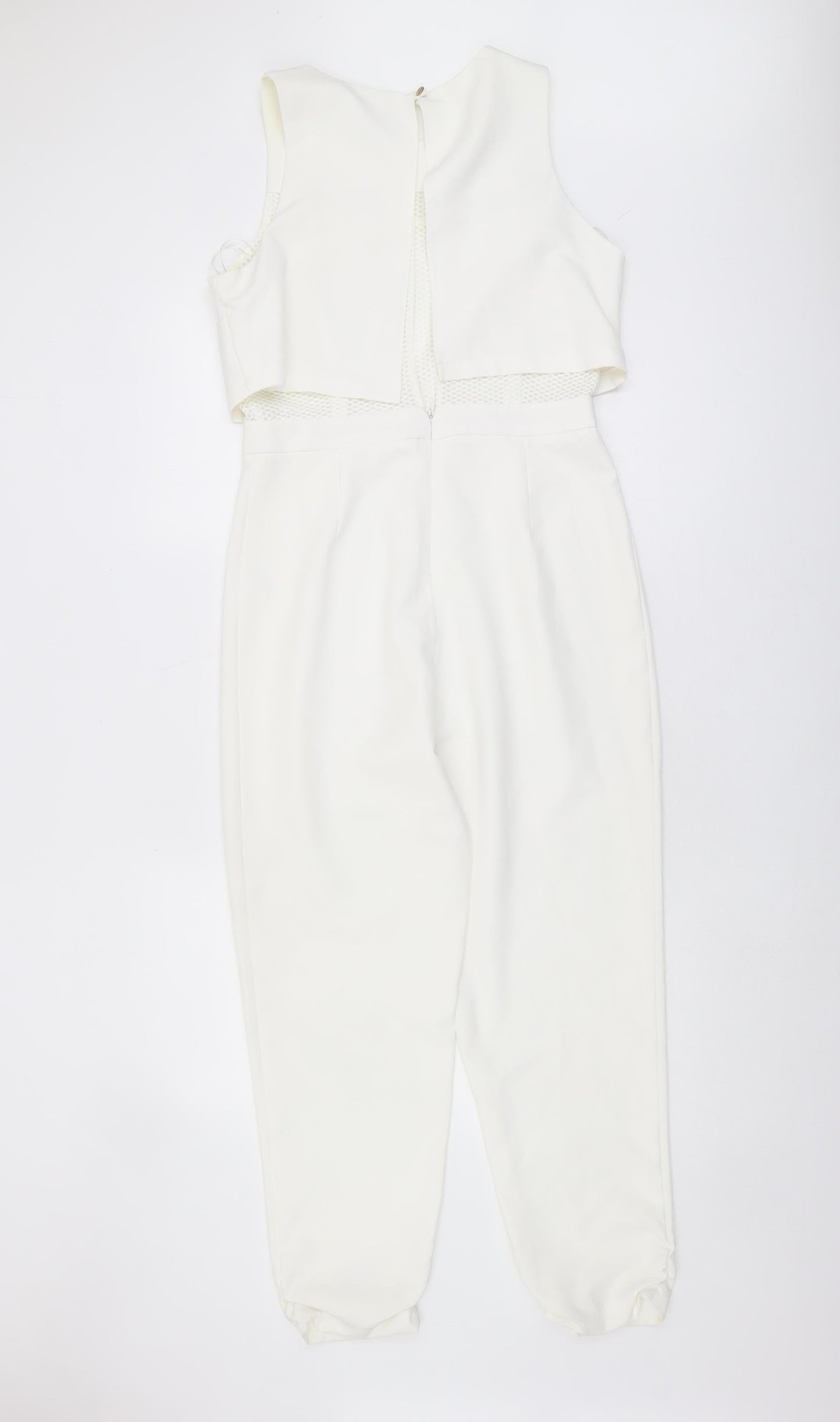 River Island Women's White Jumpsuit Size 10
