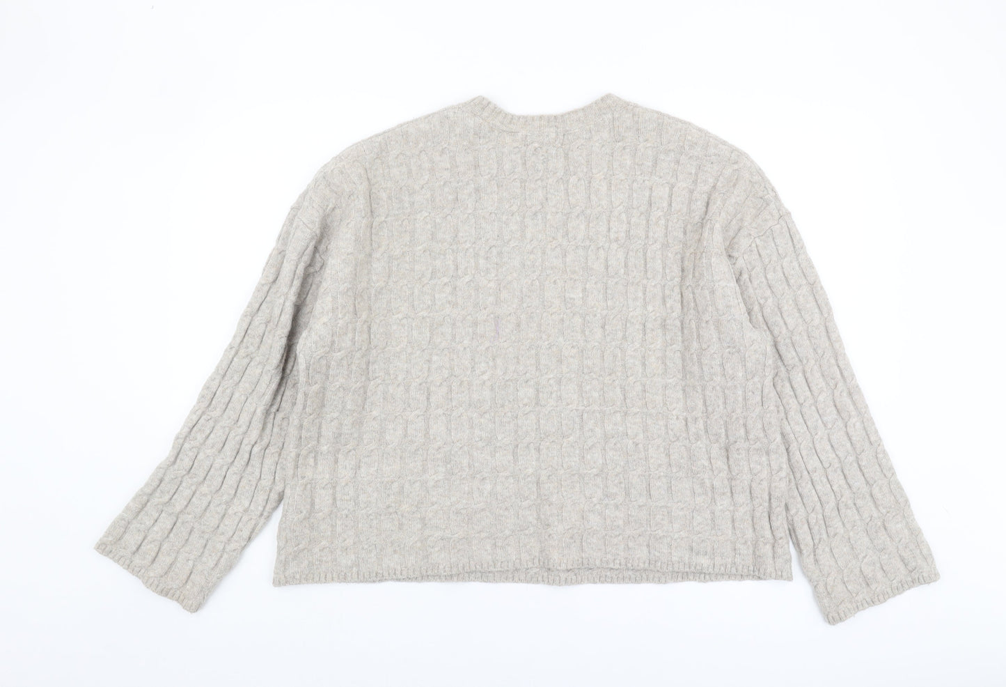 Womens UK Size S H&M Beige Jumper Jumper