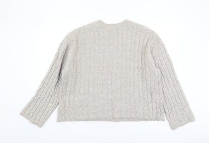 Womens UK Size S H&M Beige Jumper Jumper