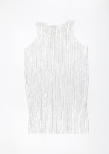 Womens UK Size 8 NEXT White Basic Tank