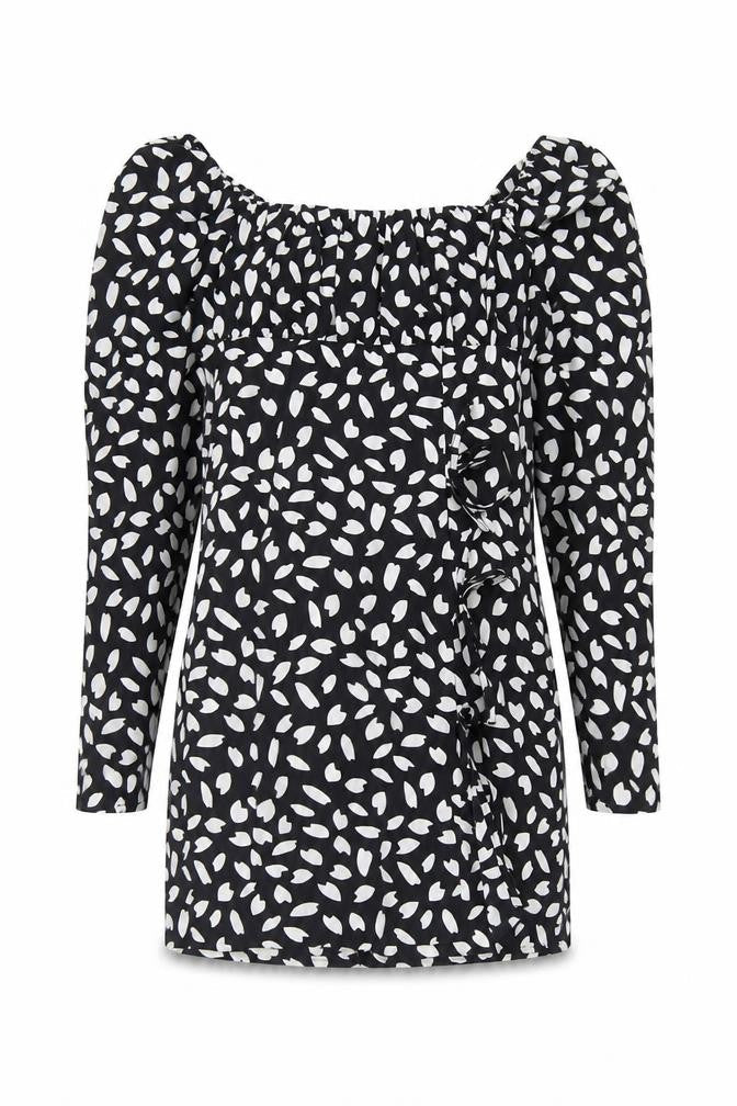 PrettyLittleThing Women's Black Off Shoulder Dress Size 8