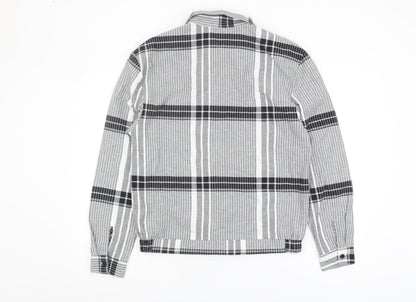 Mens UK Size S River Island Grey Basic Jacket