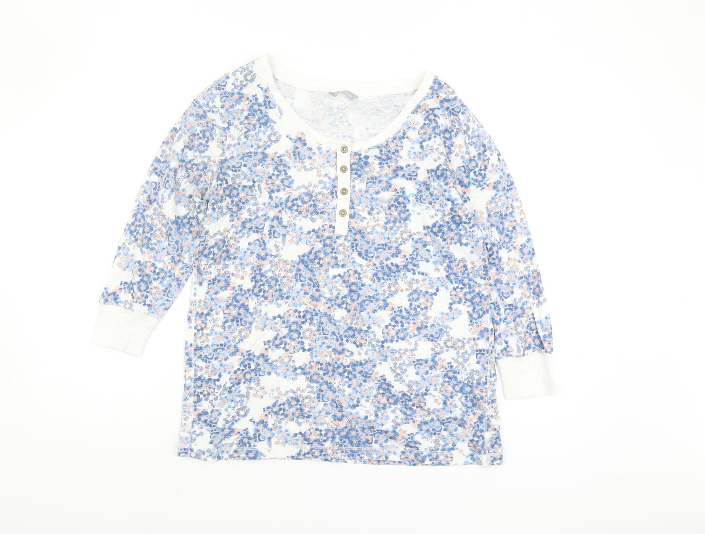 Womens UK Size 12 Marks and Spencer Multicoloured Basic Blouse