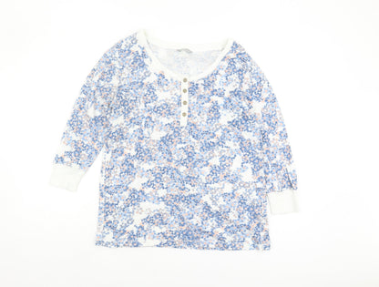 Womens UK Size 12 Marks and Spencer Multicoloured Basic Blouse