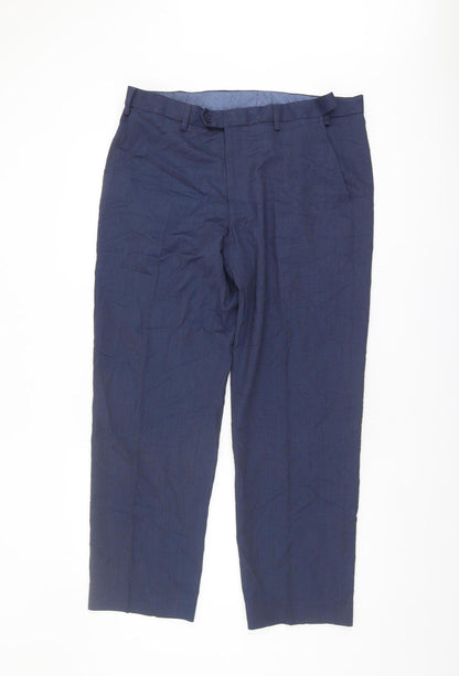 Marks and Spencer Men's Blue Trousers 36/29