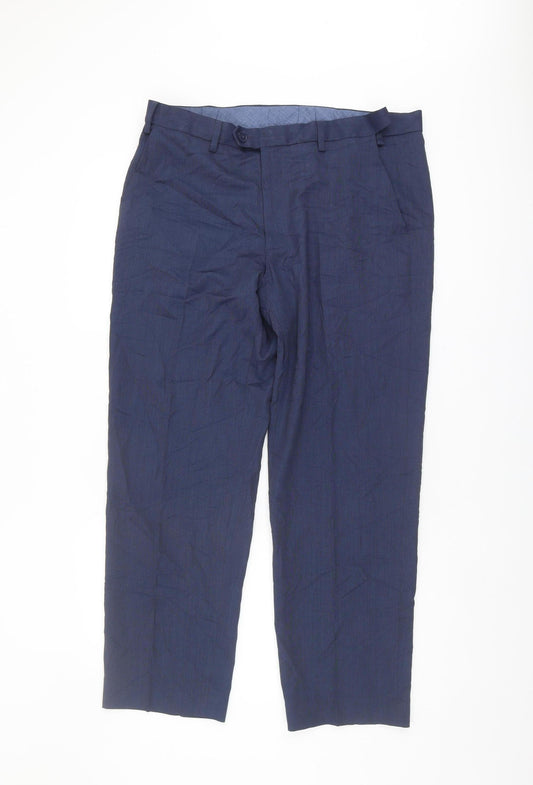 Marks and Spencer Men's Blue Trousers 36/29