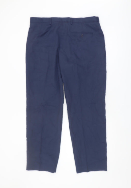 Marks and Spencer Men's Blue Trousers 36/29