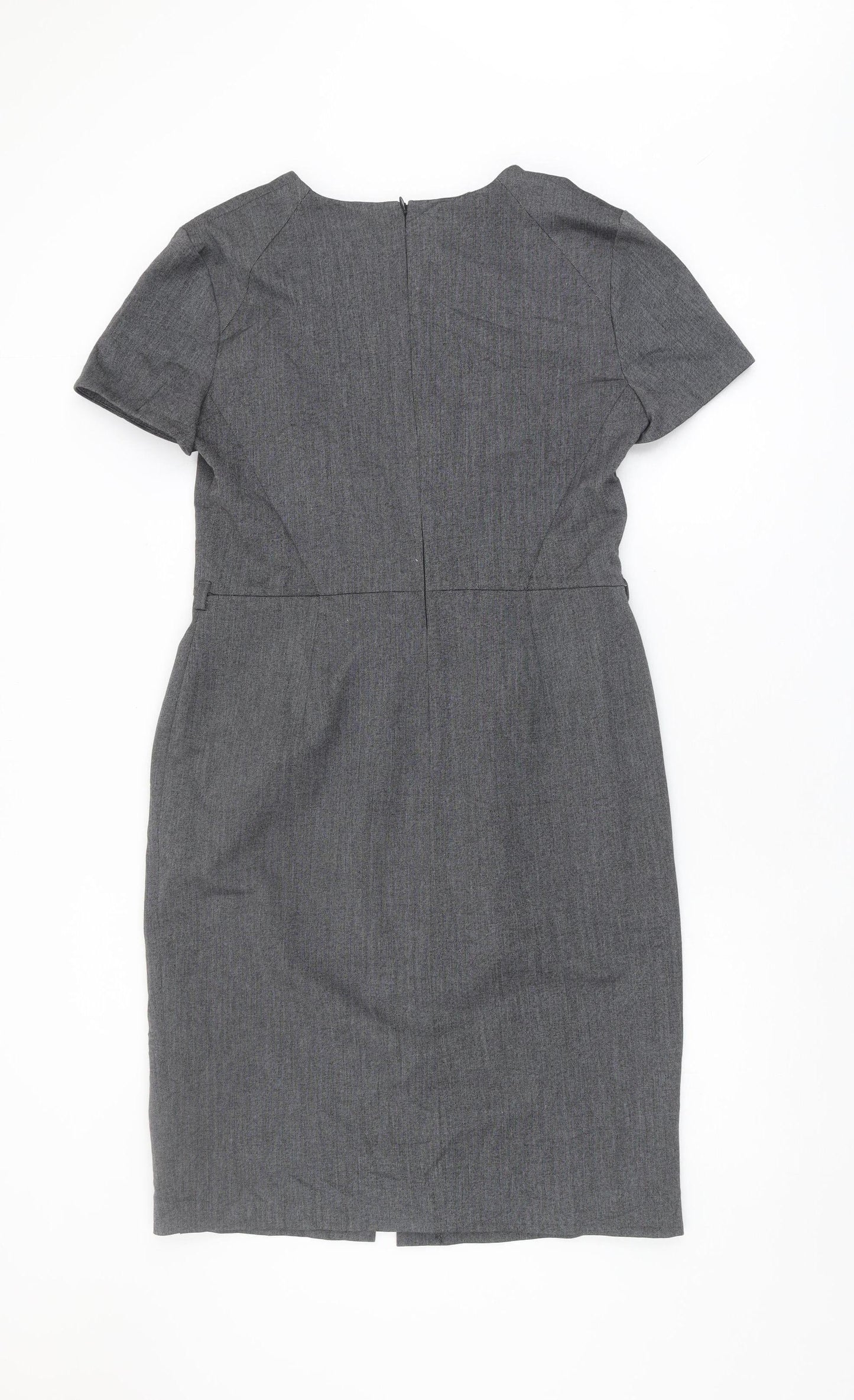 Debenhams Grey Sheath Dress - Women's Size 16