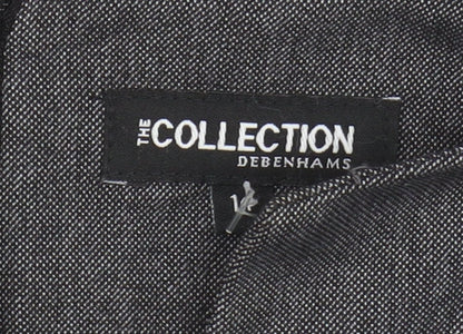 Debenhams Grey Sheath Dress - Women's Size 16