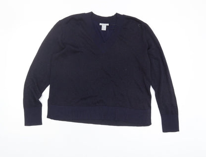 Womens UK Size 8 H&M Blue Pullover Jumper
