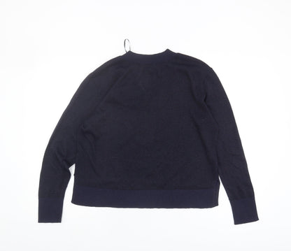Womens UK Size 8 H&M Blue Pullover Jumper