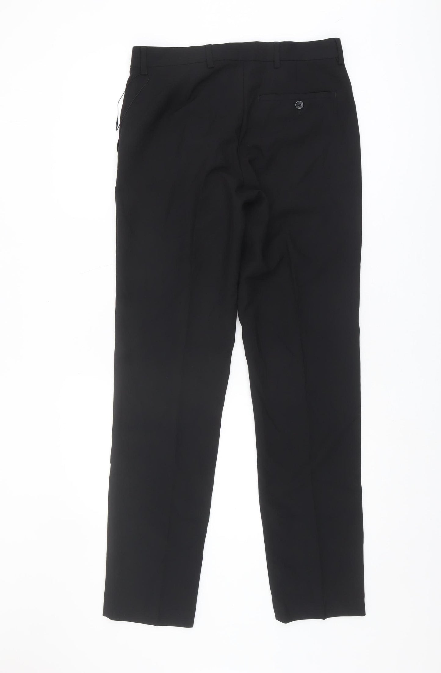 Marks and Spencer Men's Black Slim Trousers Size 30