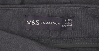 Womens UK Size 8 Marks and Spencer  Ankle Blue Trousers