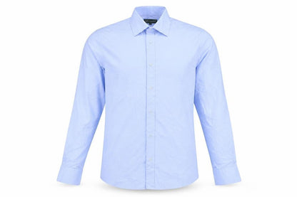 Greenwoods Men's Blue Button-Up Shirt, Size 15.5