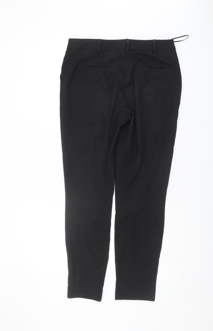 Womens UK Size 8 NEXT Regular Fit BusinessWorkwear Black Trousers