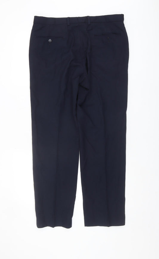 Marks and Spencer Men's Navy Dress Pants 34 Regular