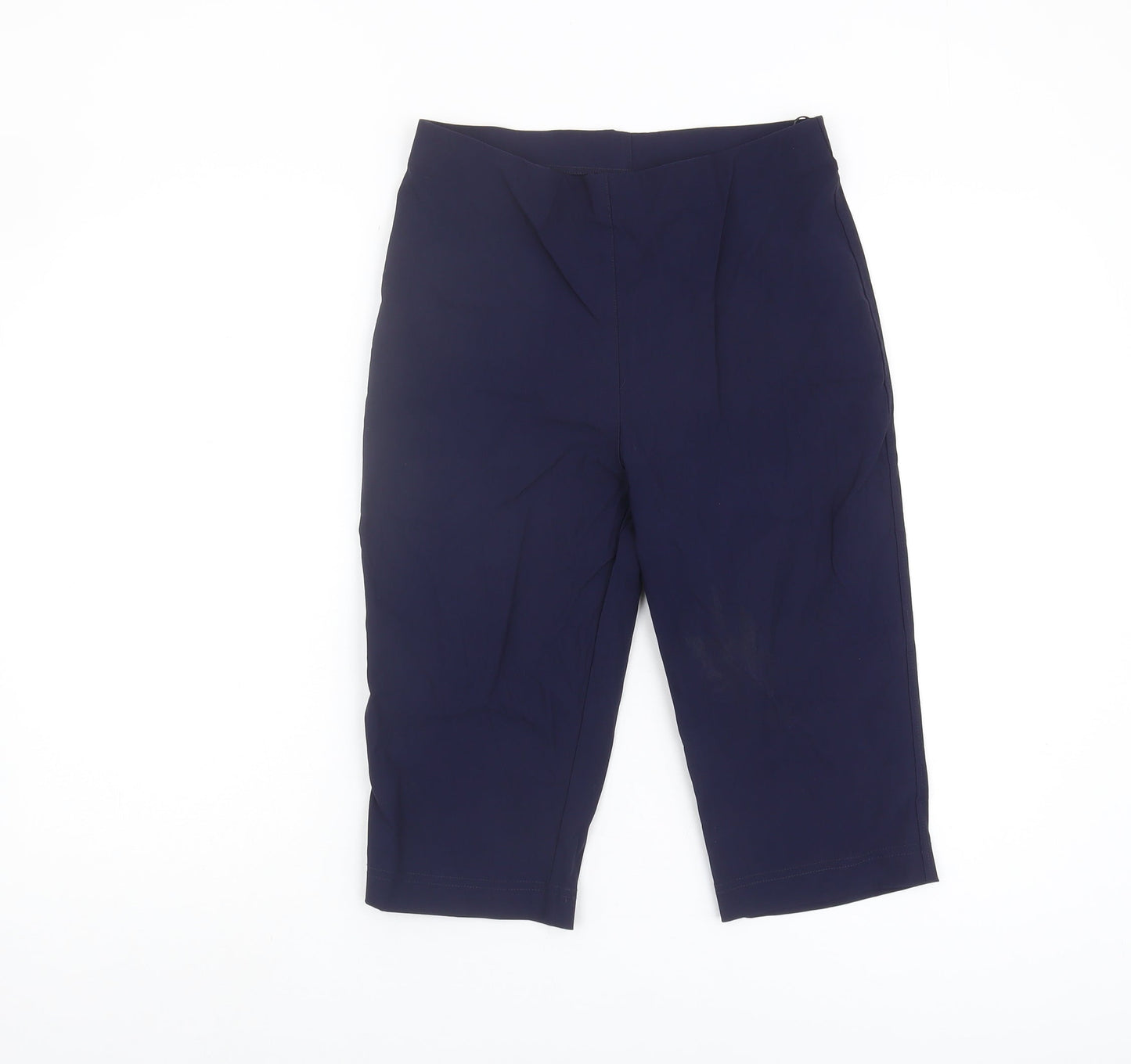 Roman Originals Women's Blue Cropped Trousers - Size 12