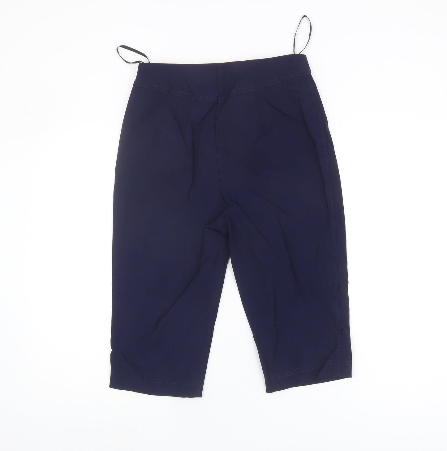 Roman Originals Women's Blue Cropped Trousers - Size 12