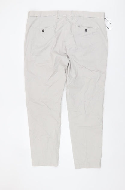Marks and Spencer Ivory Slim Fit Trousers Men’s Size 40