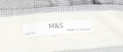 Marks and Spencer Boys Grey Trousers 14-15 Years